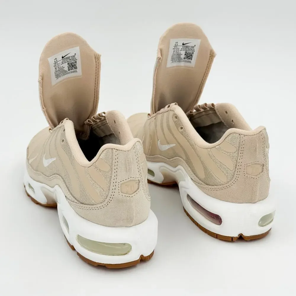 Nike Air Max Plus Premium Women's 6.5 Vachetta Tan Gum White Leather DZ2832-200